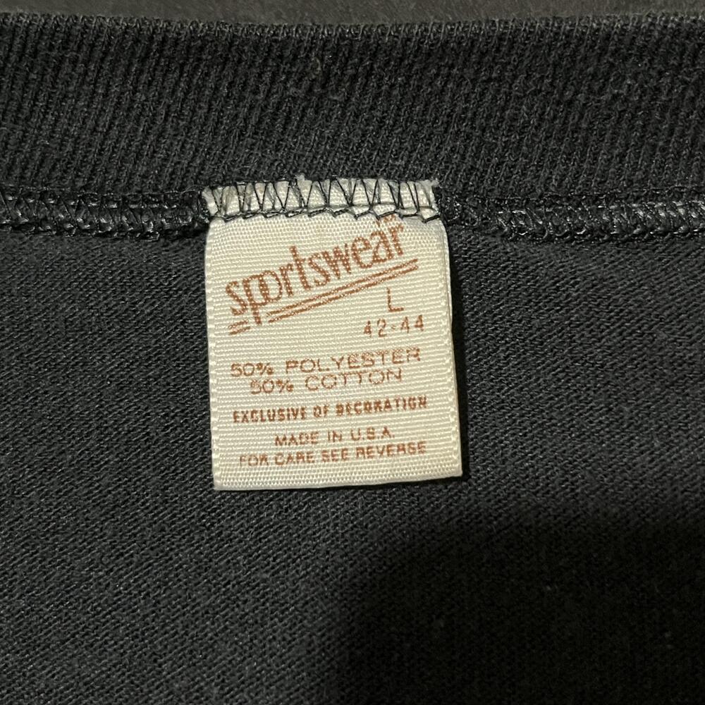 Vintage Harley Davidson Shirt Wanted Posted Large USA Berlin PA 80s 3D Emblem - Picture 6 of 11